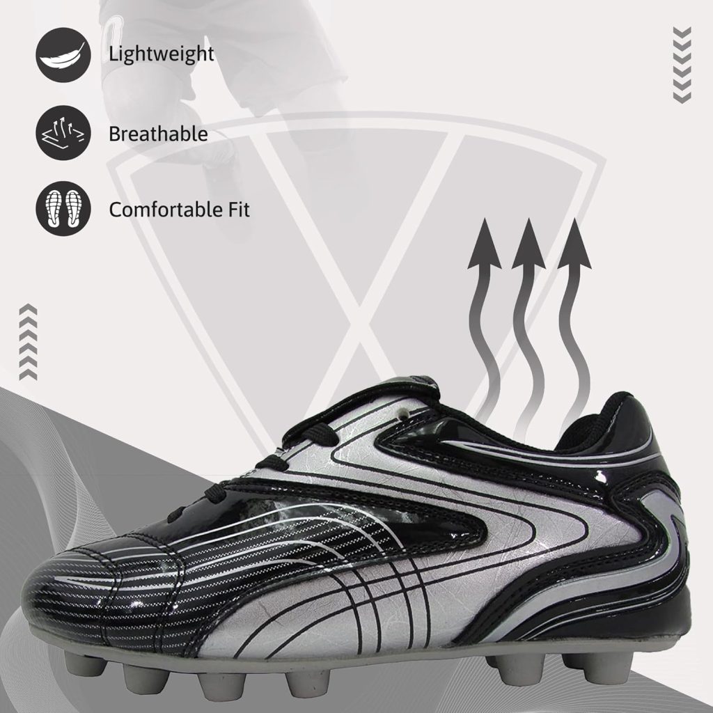 Vizari Soccer Cleats Boys Girls | Youth Firm Ground Football Shoes | Athletic Outdoor Training Match Vizari Soccer Cleats Boys Girls | Youth Firm Ground Football Shoes | Athletic Outdoor Training Match