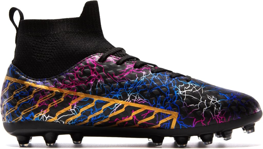 Youth Soccer Cleats - Lightweight High-Top Football Boots for Training Youth Soccer Cleats - Lightweight High-Top Football Boots for Training